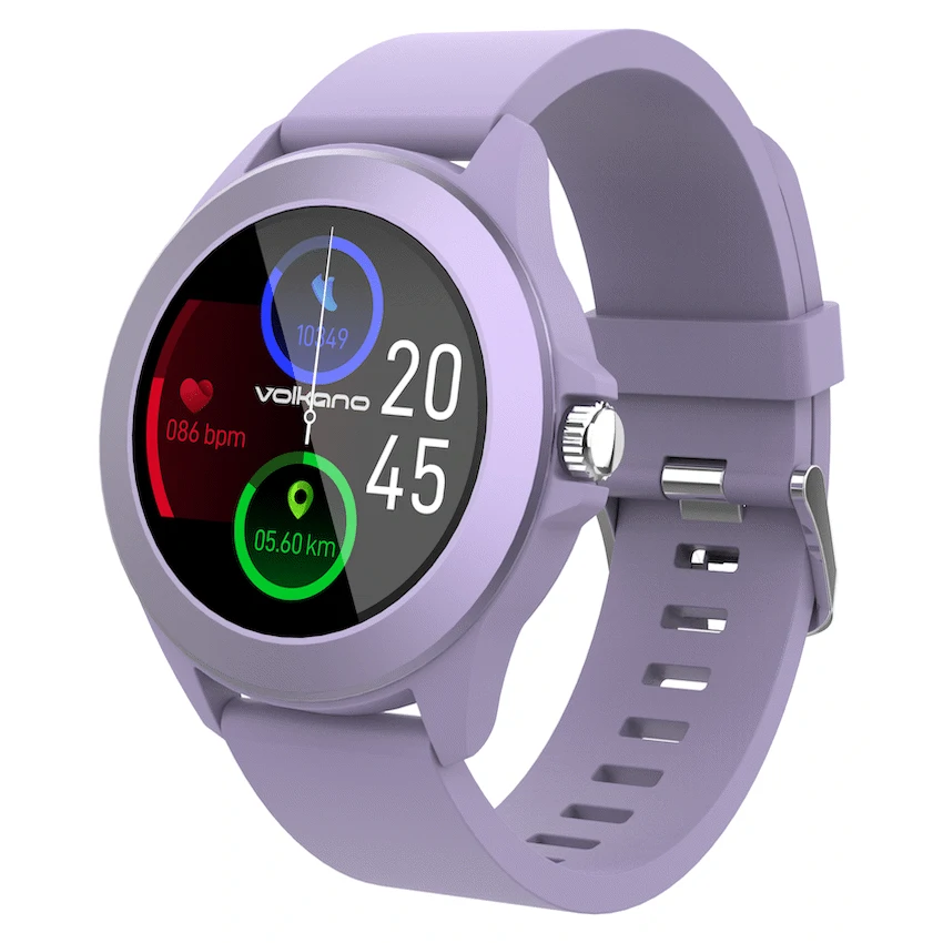 Volkano Splash Series Round Smartwatch - Purple