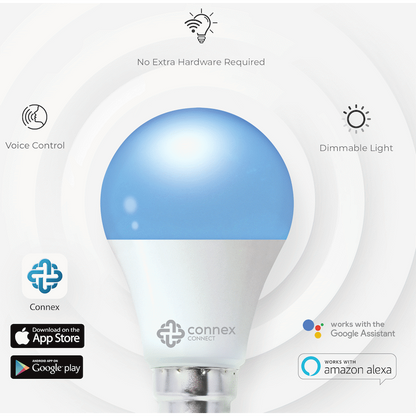 Smart WiFi Bulb 10W LED RGB White Bayonet