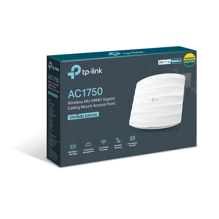 TP-Link EAP245 AC1750 Dual-Band Ceiling-Mount Access Point