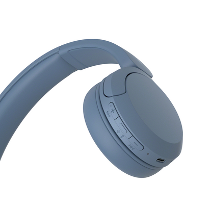 Sony WH-CH520 (Blue) Bluetooth On-Ear Headphones