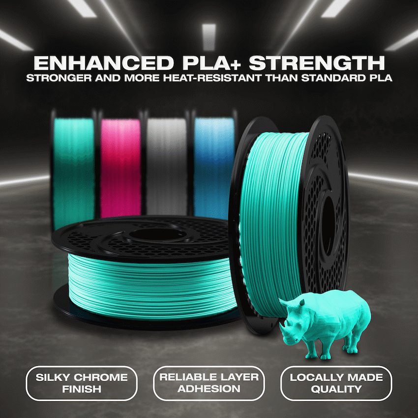 SA Filament Silk PLA Plus Chrome Filament 1kg - Green