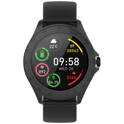 Volkano Vogue Series Fashion Smart Watch - Black