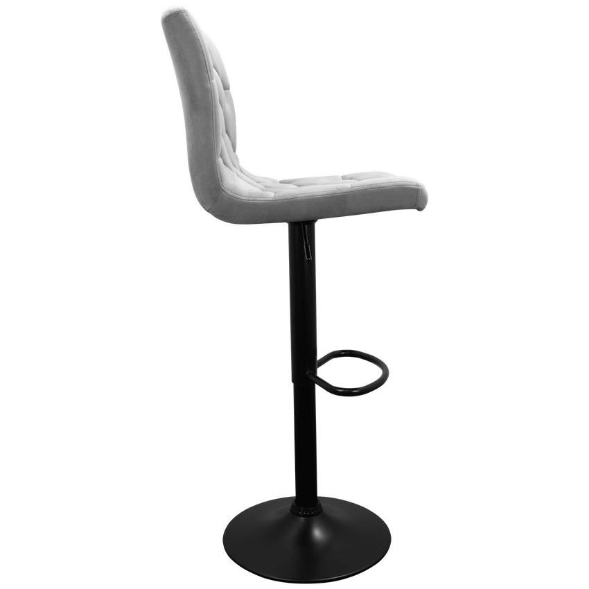 Bayer Large Barstool Grey with black base - Single