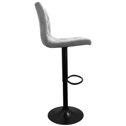 Bayer Large Barstool Grey with black base - Single