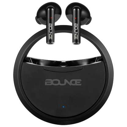 Bounce Proton Series True Wireless Earphones with Charging Case - Black