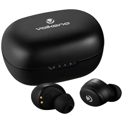 Volkano Sagittarius Series TWS Earphones + Charging Case - Black