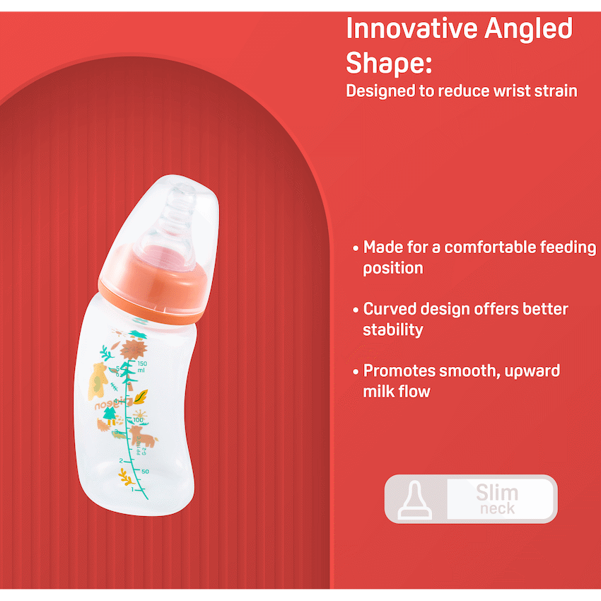 Pigeon Flexible Curve Bottle 150ml - Forest
