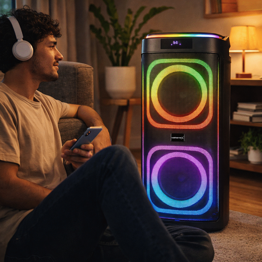 VolkanoX Master Series Dual 8" Party Speaker