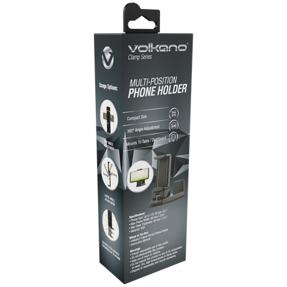 Volkano Clamp Series Phone Holder with Desk Clamp