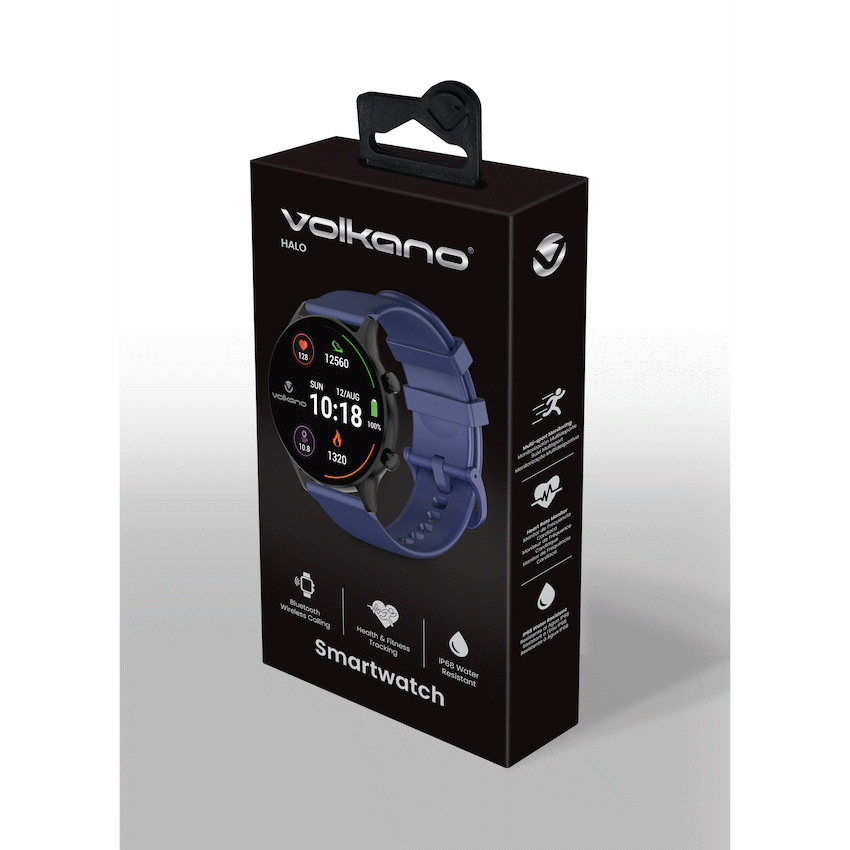 Volkano Halo Series Smartwatch - Denim Blue
