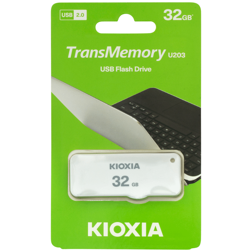 Kioxia U203W- 32GB USB 2.0 Yamabiko Slider Type