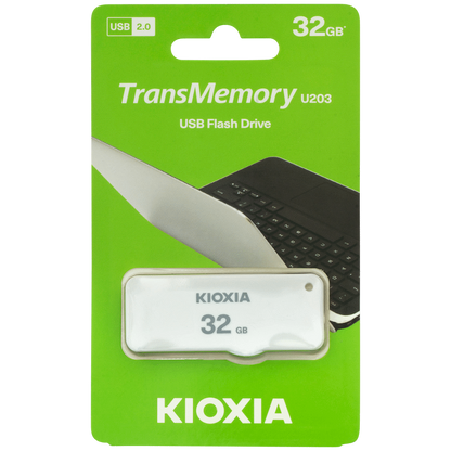Kioxia U203W- 32GB USB 2.0 Yamabiko Slider Type