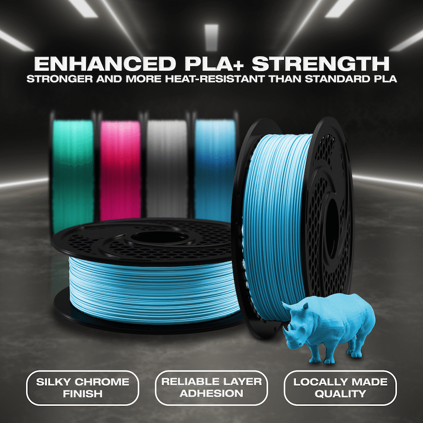 SA Filament Silk PLA Plus Chrome Filament 1kg - Blue