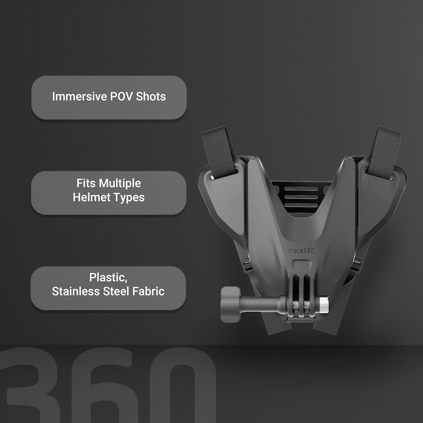 Insta360 Helmet Chin Mount 2.0