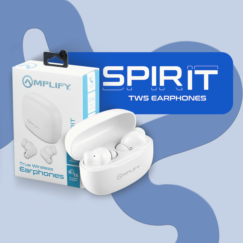 Amplify Spirit Series TWS Earphone - White