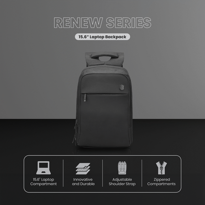 Volkano Renew 15.6" Laptop Backpack - Black