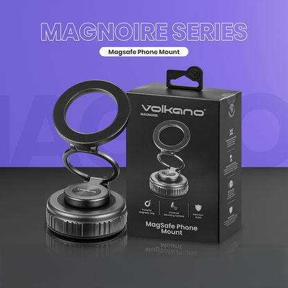 Volkano Magnoire Series Magsafe Phone Mount - Black