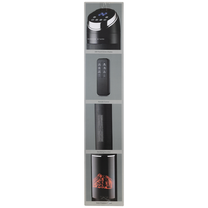 Boden Stark Digital Fireplace Tower Heater