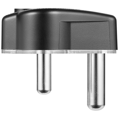 Ellies 16a Heavy-Duty Rubber Screw-on Plug Top - Black