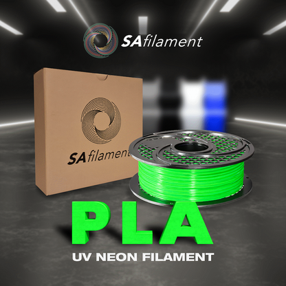 SA Filament PLA UV Neon Filament 1kg -  Luminous Green