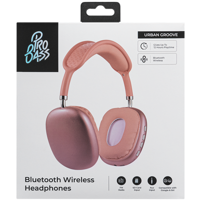 Pro Bass Urban Groove Series Bluetooth Headphones - Orange