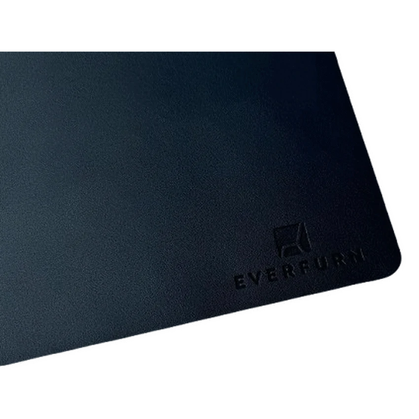 Everfurn Prime Faux Leather Desk Mat - Black