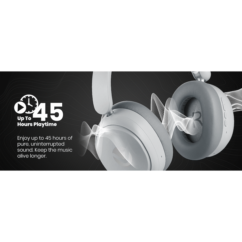 Volkano Lexi Bluetooth Headphone with ANC - Grey
