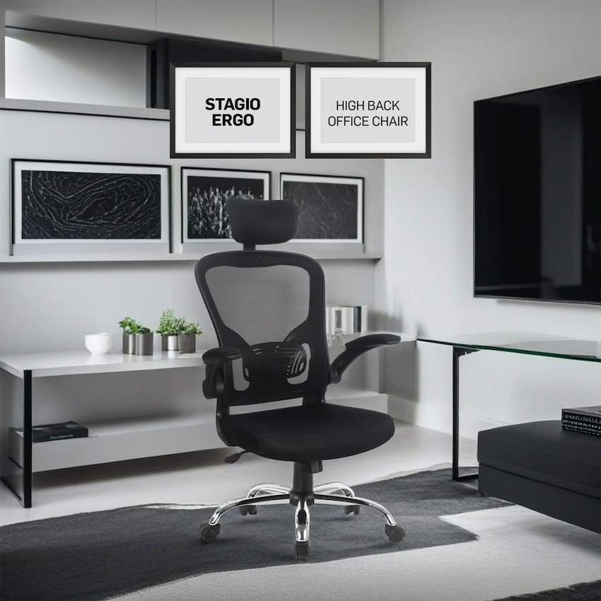 Everfurn Stagio Ergo High Back Office Chair