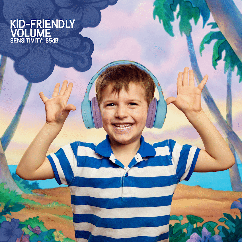 Disney Stitch Bluetooth Padded Headphones with dB Switch Function