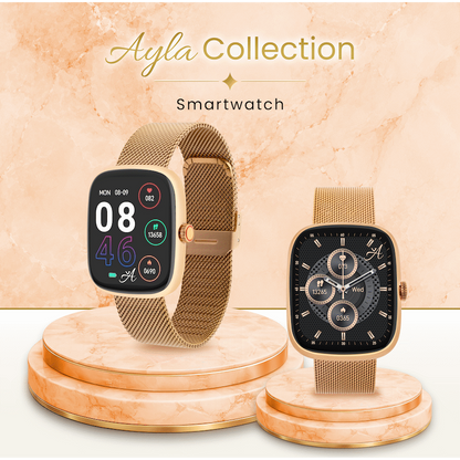Volkano Ayla Collection Smartwatch with Milanese Strap