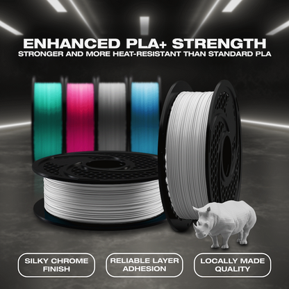 SA Filament PLA Plus Chrome Filament 1kg - Silver