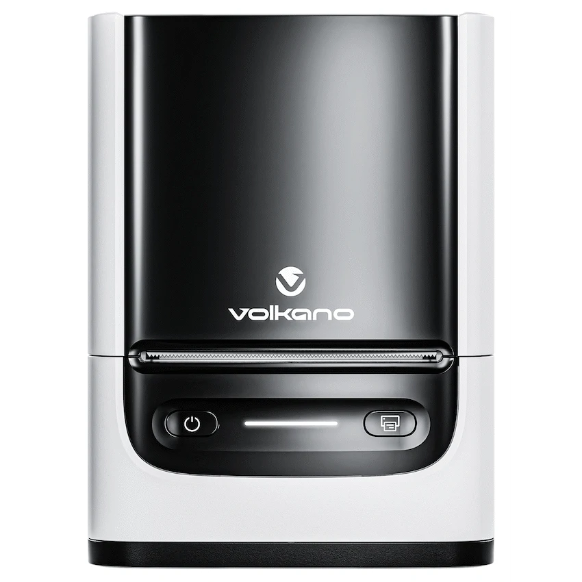 Volkano LabelPro Duo Series Thermal Dual Size Label Printer - Black and White