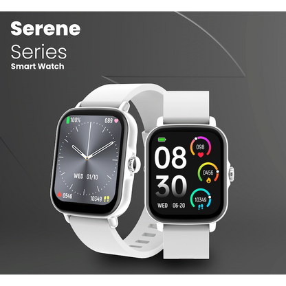 Volkano Active Tech Serene series Watch with heart rate monitor - Silver