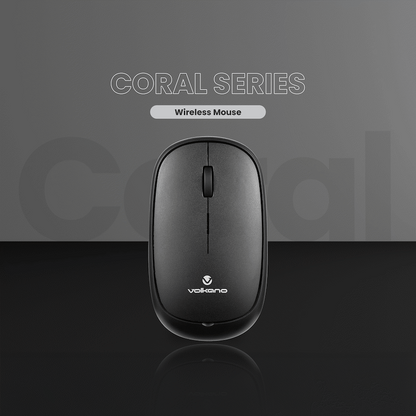 Volkano Coral series Bluetooth Wireless Mouse - Black