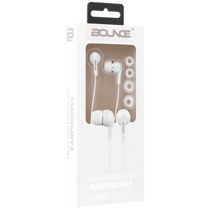 Bounce Hustle earphones white