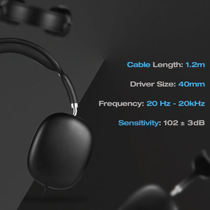 Amplify Zenith Series Aux Headphones - Black