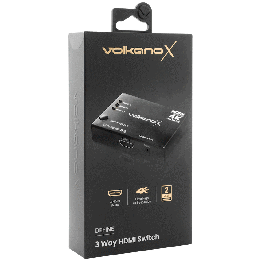 VolkanoX Define Series HDMI Switch 3-Way