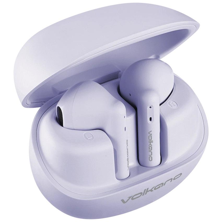 Volkano Buds X3 TWS Earphones with ENC  - Purple
