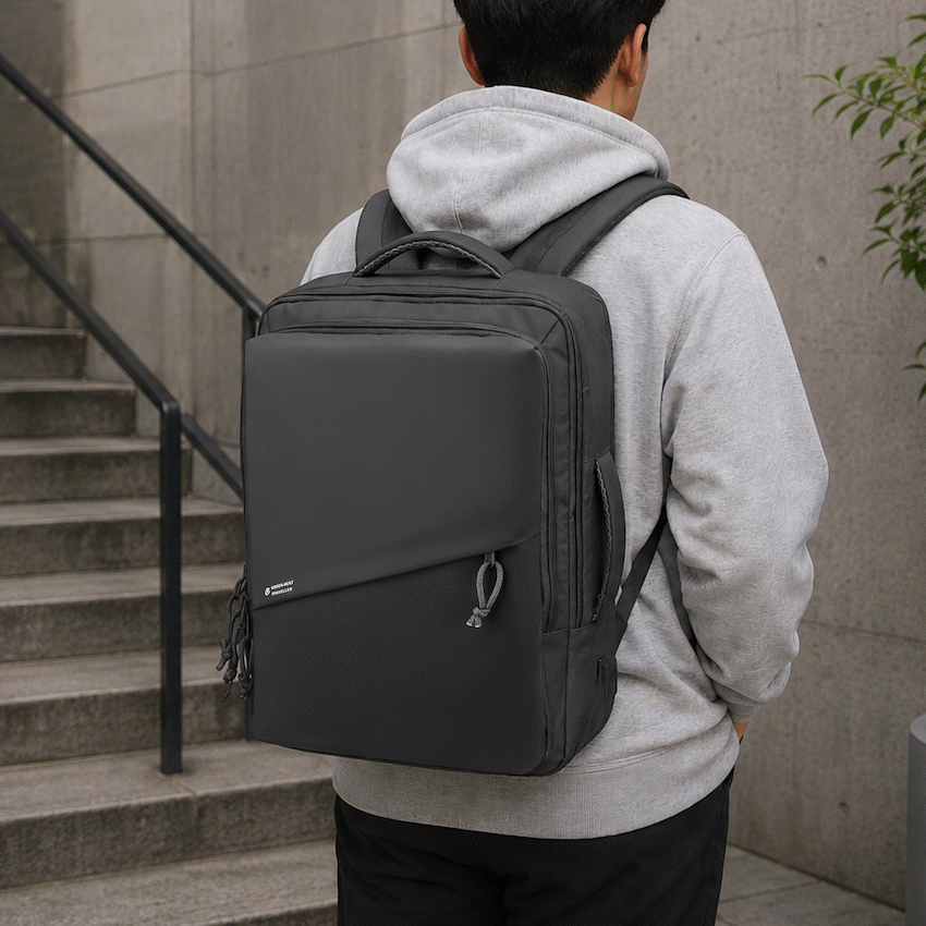 Volkano Under-Seat Traveller Backpack Charcoal