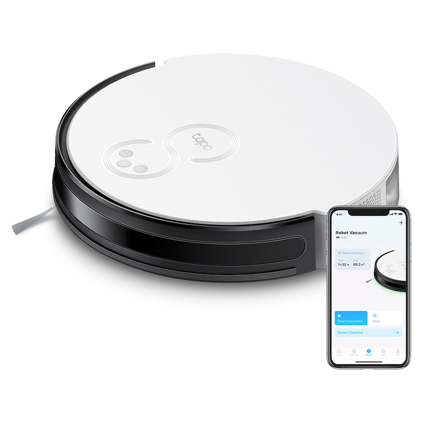TP-Link Tapo RV10 Lite - Robot Vacuum Cleaner, Gyroscope, 2600mah