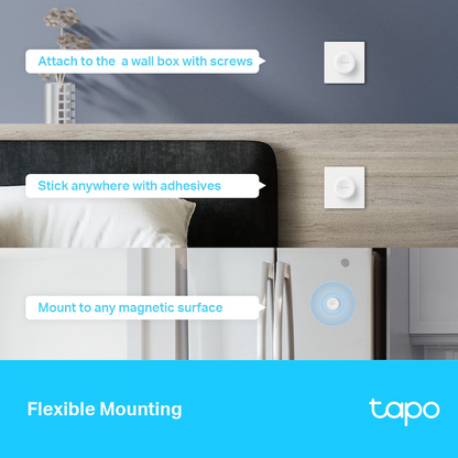 TP-Link Tapo S200D Smart 868mhz Remote Dimmer Switch with CR2032 Battery