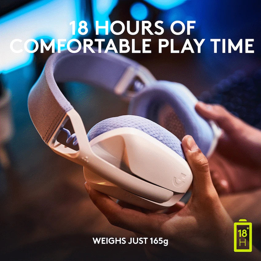 Logitech(R) G435 LIGHTSPEED Wireless Gaming Headset - White