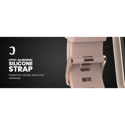 Volkano Active Tech Serene series Watch with heart rate monitor - Gold