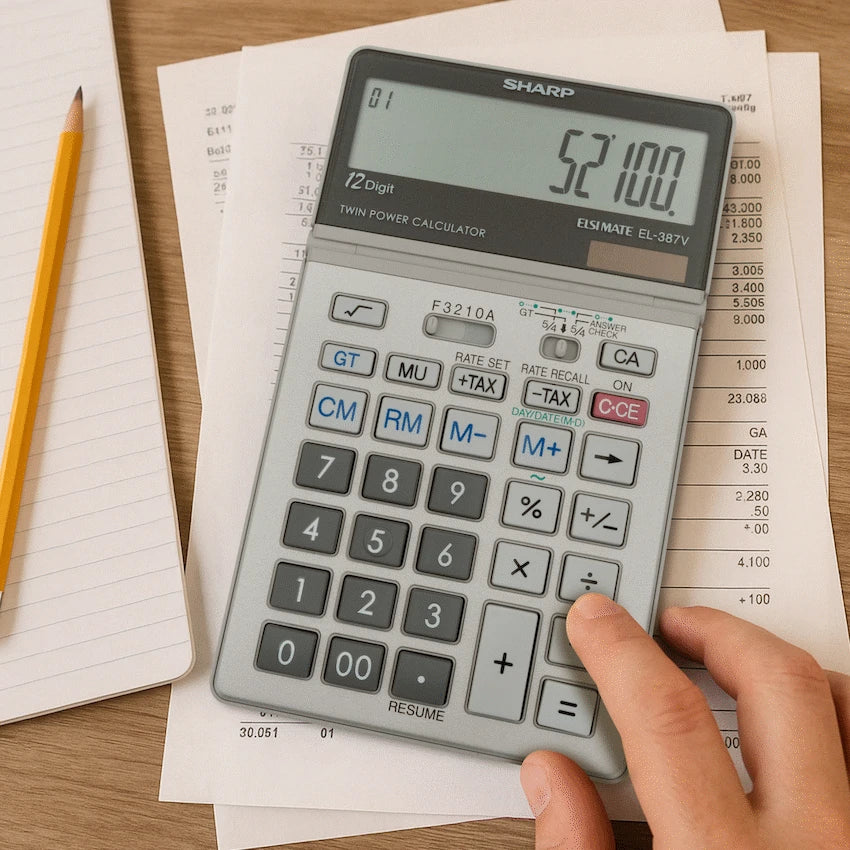 Sharp EL387V Multi-Function Calculator