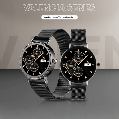 Volkano Valencia Series Ladies Smart Watch - Black