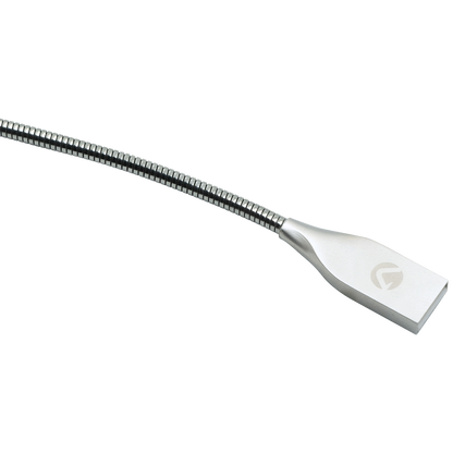 Volkano Iron Series Round Metallic Spring MFI Lightning Cable 1.2m - Silver