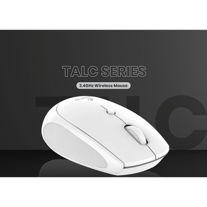 Volkano Talc Wireless Mouse - White