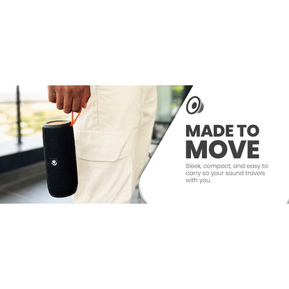 Volkano Stun 2.0 Series Bluetooth Speaker - Black