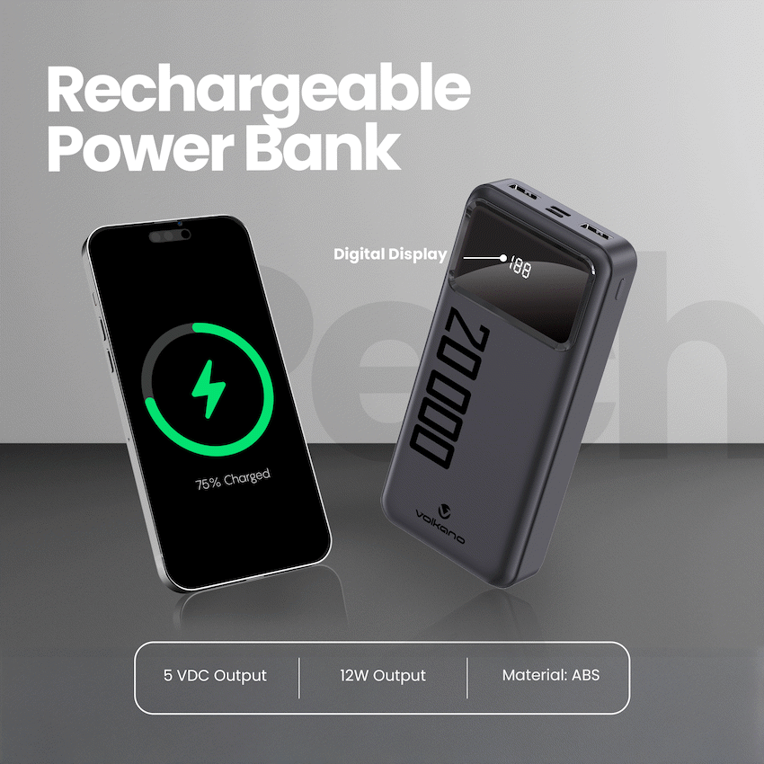 Volkano Punch Series 20000mah Power Bank