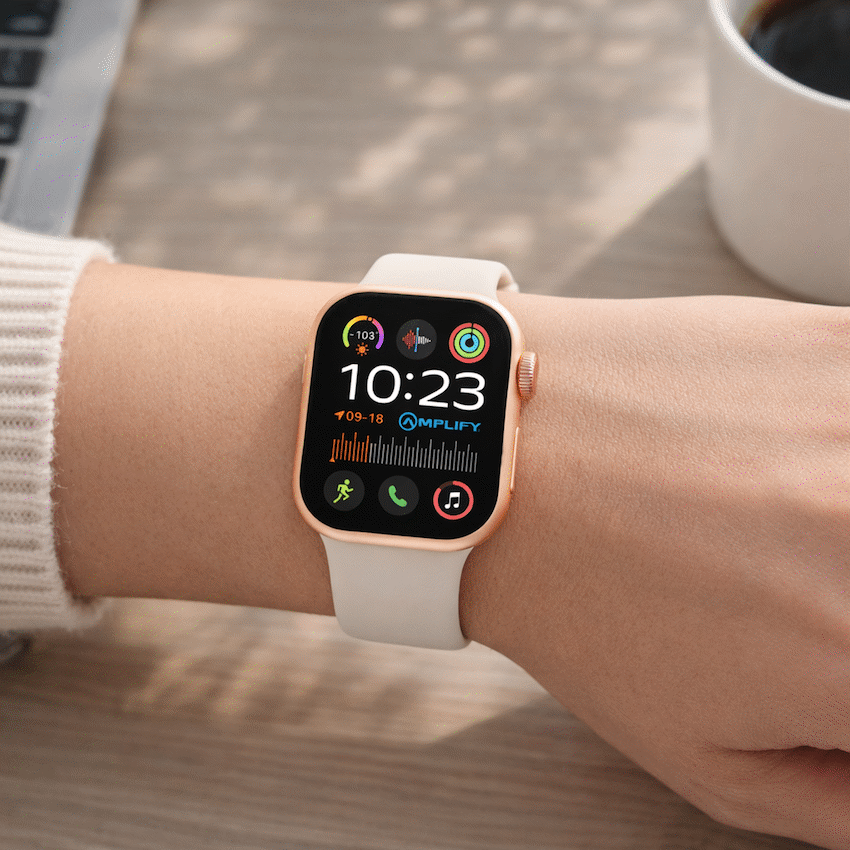 Amplify Challenge Series Square Smartwatch - Gold
